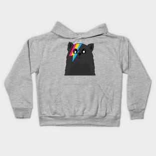 Pansexual Pride Flag Kitty Kids Hoodie